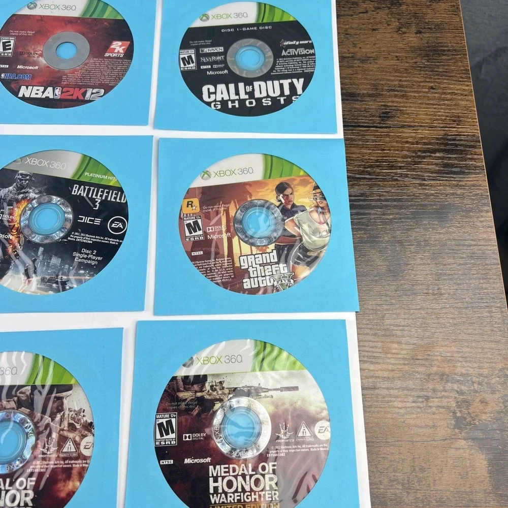 Multi Platform Loose Discs Video Game - Lot Of 50 - AS IS Untested Scratches #5